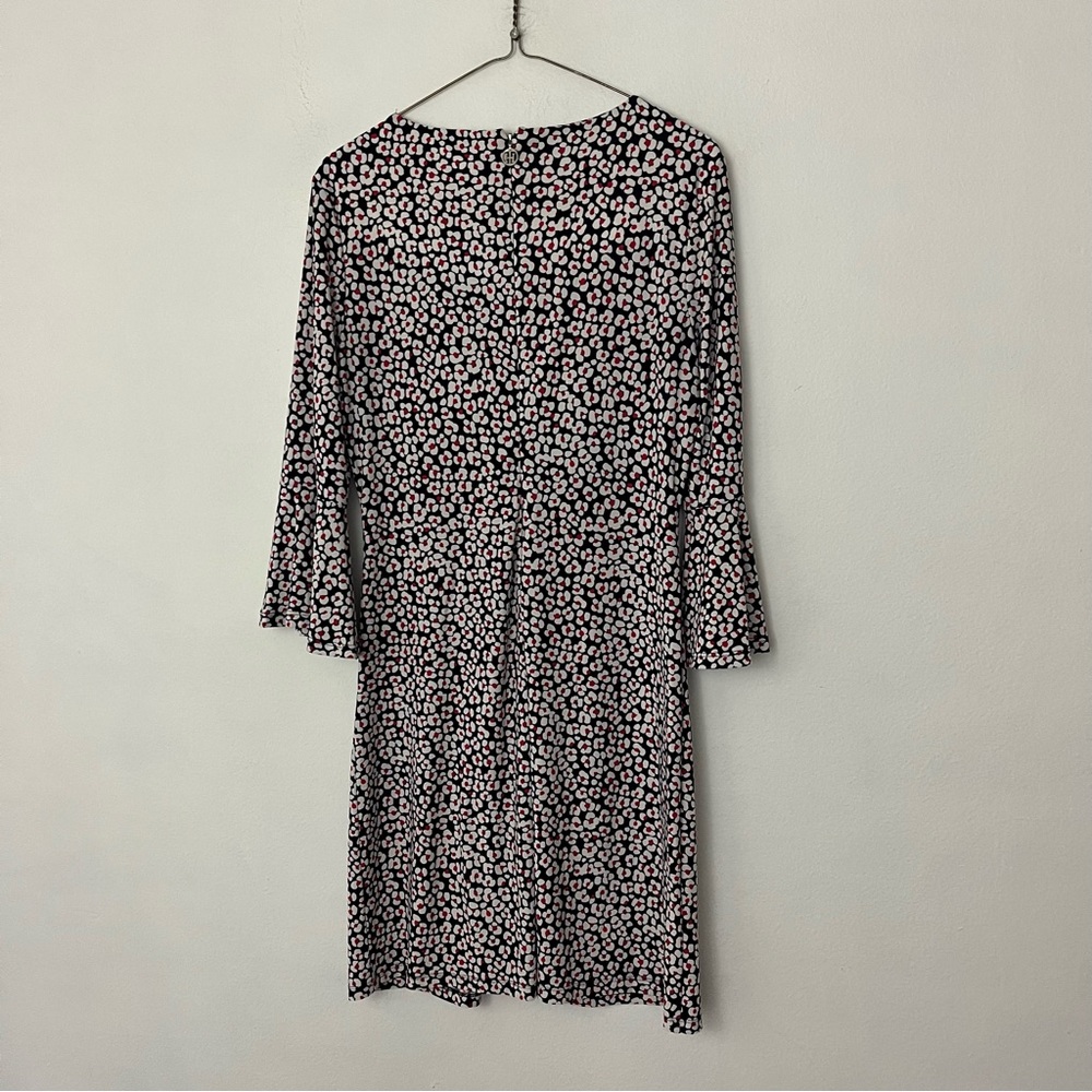 Tommy Hilfiger floral bell sleeved work dress